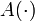 A(\cdot)