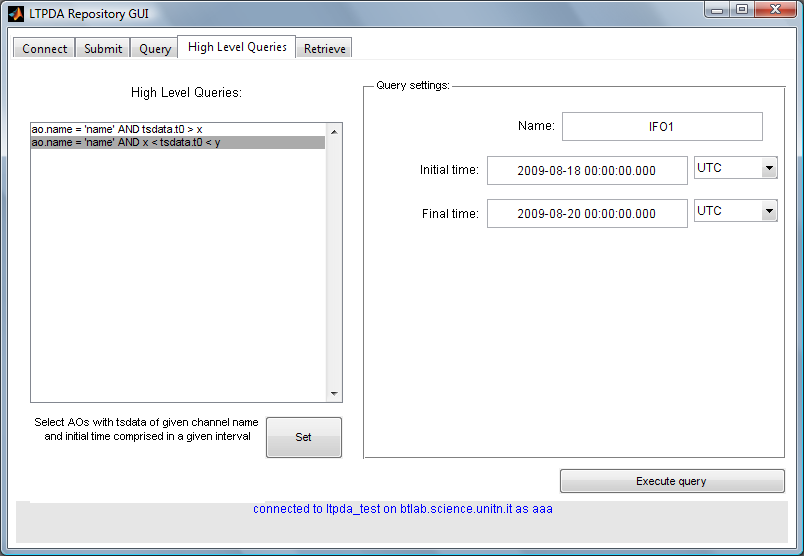 Repo GUI Query